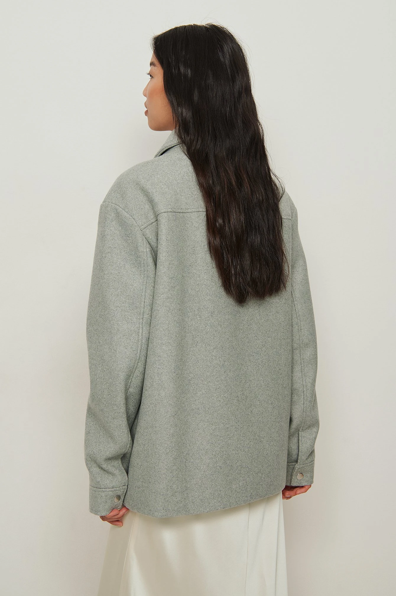 Recycled Press Button Overshirt 4 Recycled Press Button Overshirt - Image 2