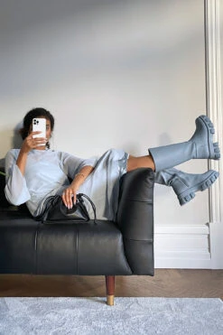 Profile Sole Calf Boots -Na-Kd nakd profile sole calf boots 1055 001103 0617 07e