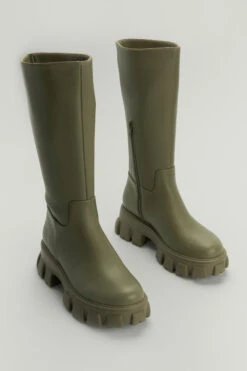 Profile Sole Calf Boots -Na-Kd nakd profile sole calf boots 1055 001103 8889 02m