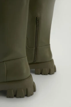 Profile Sole Calf Boots -Na-Kd nakd profile sole calf boots 1055 001103 8889 03m