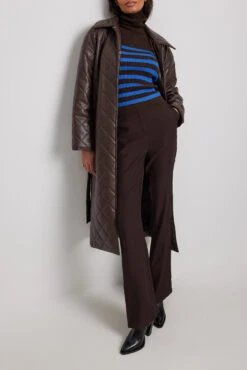 NA-KD Quilted Pu Coat -Na-Kd nakd quilted pu coat 1100 006788 0017 0626