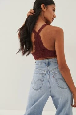 Racer Back Soft Lace Top -Na-Kd nakd racer back soft lace top 1013 000865 0039 02b