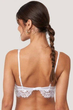 Raw Edge Double Strap Bra -Na-Kd nakd raw edge double strap bra 1013 000023 0001 02b 1