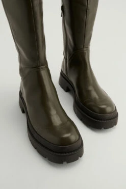 Cap Detailed Shaft Boots -Na-Kd nakd recycled cap detailed shaft boots 1055 001021 0052 03m