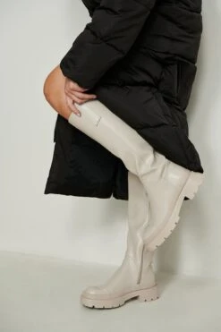 Cap Detailed Shaft Boots -Na-Kd nakd recycled cap detailed shaft boots 1055 001021 0068 02l 1