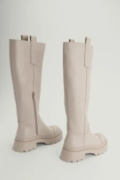 Cap Detailed Shaft Boots -Na-Kd nakd recycled cap detailed shaft boots 1055 001021 0068 05m 1