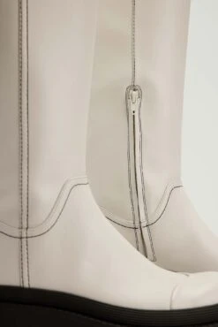 Cap Detailed Shaft Boots -Na-Kd nakd recycled cap detailed shaft boots 1055 001021 0260 1280