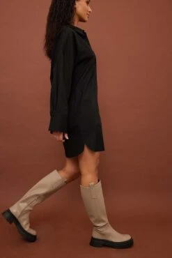 Cap Detailed Shaft Boots -Na-Kd nakd recycled cap detailed shaft boots 1055 001021 1305 01r 1