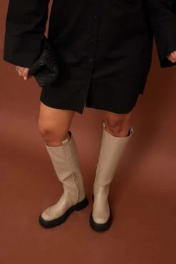 Cap Detailed Shaft Boots -Na-Kd nakd recycled cap detailed shaft boots 1055 001021 1305 02r