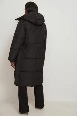 Na-Kd -Na-Kd nakd recycled long padded belted jacket 1100 005049 0002 02d