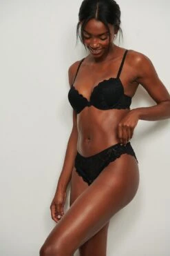 Recycled Mid Rise Lace Brazilian -Na-Kd nakd recycled mid rise lace brazilian 1013 000998 0002 04c