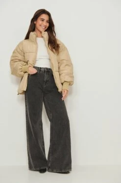 NA-KD Recycled Padded Drawstring Midi Jacket 12 NA-KD Recycled Padded Drawstring Midi Jacket -Na-Kd nakd recycled padded drawstring midi jacket 1100 005041 0005 01c 1