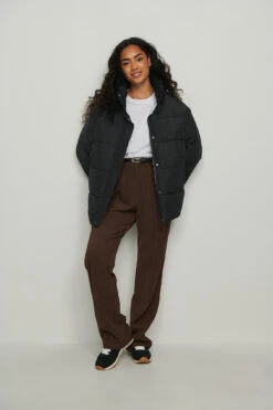 NA-KD Recycled Padded Midi Jacket