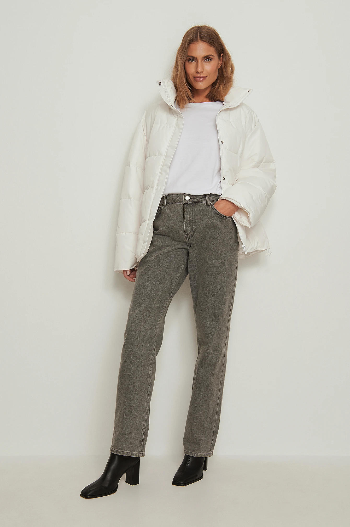 NA-KD Recycled Padded Midi Jacket 9 NA-KD Recycled Padded Midi Jacket - Image 7