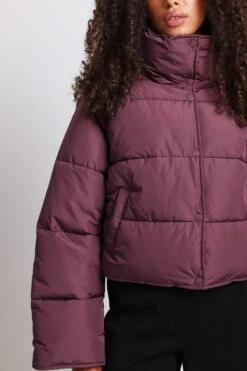 NA-KD Recycled Short Padded Press Button Jacket -Na-Kd nakd recycled short padded press button jacket 1100 005043 0212 6792