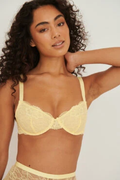 Recycled Unlined Scallop Lace Bra -Na-Kd nakd recycled unlined scallop lace bra 1013 001077 9252 03a