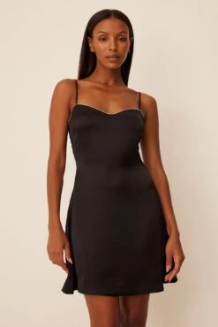 Rhinestone Detail Mini Dress -Na-Kd nakd rhinestone detail mini dress 1727 000086 0002 12276