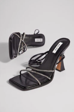 Rhinestone Squared Toe Heels -Na-Kd nakd rhinestone squared toe heels 1055 001346 0093 4671