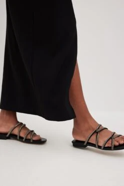 Rhinestone Strappy Flats 18 Rhinestone Strappy Flats -Na-Kd nakd rhinestone strappy flats 1055 001408 0002 2961