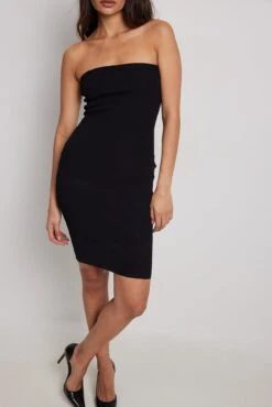 NA-KD Rib Knitted Mini Tube Dress -Na-Kd nakd rib knitted mini tube dress 1100 006173 0002 8592