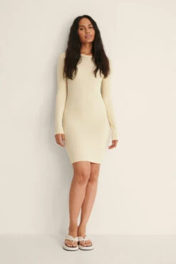 Rib Mini Dress -Na-Kd nakd rib mini dress 1044 000167 0140 03c