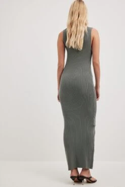 NA-KD Ribbed Fine Knitted Maxi Dress 14 NA-KD Ribbed Fine Knitted Maxi Dress -Na-Kd nakd ribbed fine knitted maxi dress 1100 006463 0008 30903
