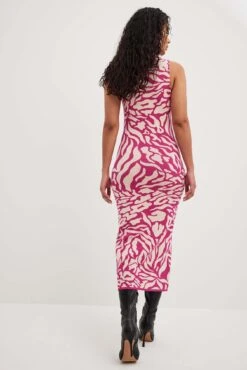 NA-KD Ribbed Fine Knitted Midi Dress -Na-Kd nakd ribbed fine knitted midi dress 1100 007033 2129 15262