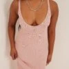 Ribbed Knitted Deep Back Dress -Na-Kd nakd ribbed knitted deep back dress 1018 007399 0015 20558