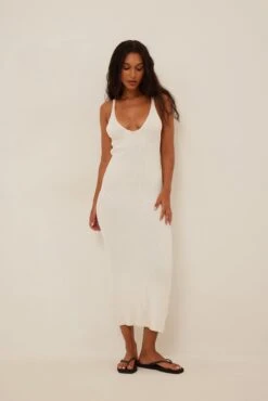 Ribbed Knitted Deep Back Dress 35 Ribbed Knitted Deep Back Dress -Na-Kd nakd ribbed knitted deep back dress 1018 009506 0260 2250