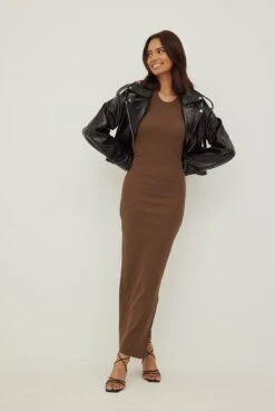 Ribbed Maxi Dress -Na-Kd nakd ribbed maxi dress 1044 000262 0017 17192
