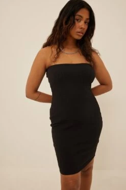 Ribbed Mini Tube Dress -Na-Kd nakd ribbed mini tube dress 1100 006251 00021140 1