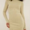 Ribbed Slit Dress -Na-Kd nakd ribbed slit dress 1100 005909 0005 1449