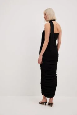 Rouched Strapless Scarf Dress 16 Rouched Strapless Scarf Dress -Na-Kd nakd rouched strapless scarf dress 1018 010327 0002 0142 1