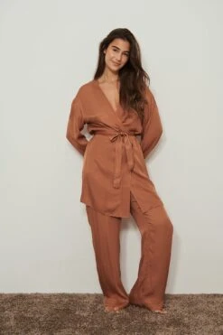 Satin Loungewear Pants