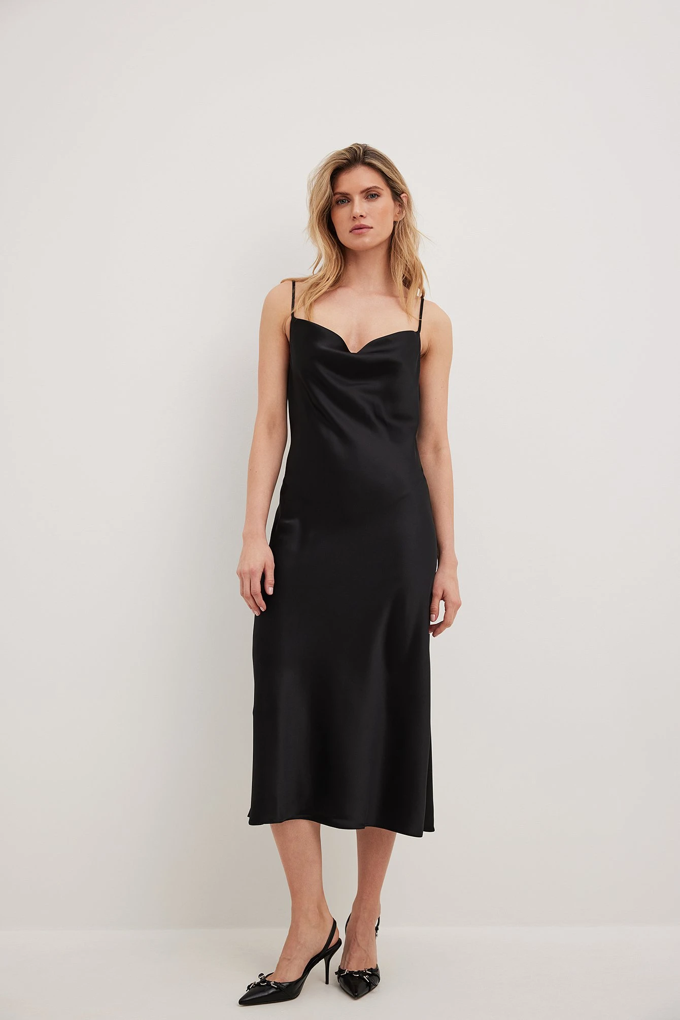 NA-KD Satin Midi Dress 8 NA-KD Satin Midi Dress - Image 6