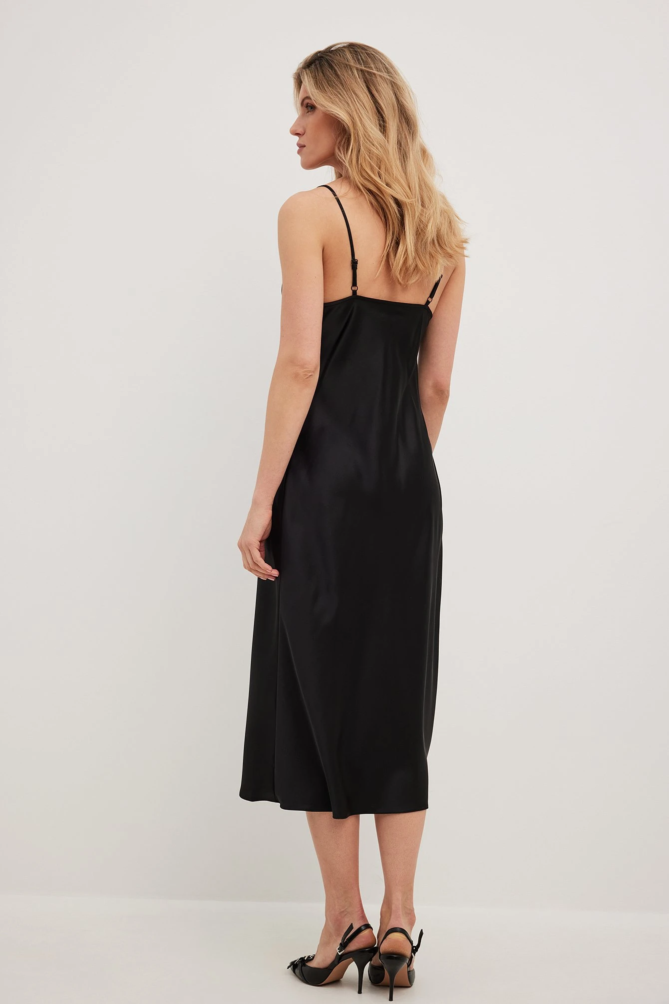 NA-KD Satin Midi Dress 9 NA-KD Satin Midi Dress - Image 7