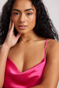 NA-KD Satin Midi Dress -Na-Kd nakd satin midi dress 1100 006812 0015 10936