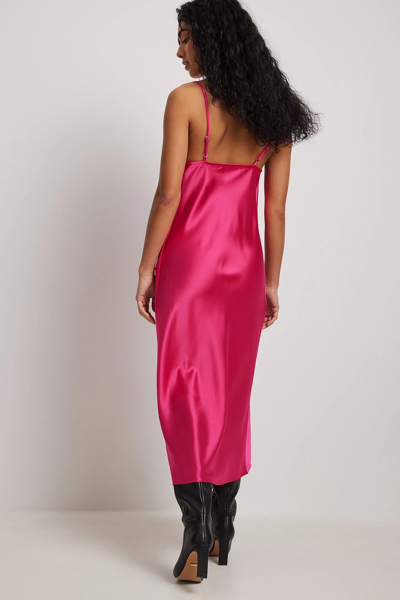 NA-KD Satin Midi Dress 12 NA-KD Satin Midi Dress - Image 10