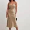 NA-KD Satin Midi Dress -Na-Kd nakd satin midi dress 1100 006812 0668 20236 1