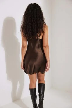 NA-KD Satin Mini Dress -Na-Kd nakd satin mini dress 1100 006811 0017 58512