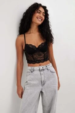 Scallop Lace Corset -Na-Kd nakd scallop lace corset 1013 001232 0002 11076