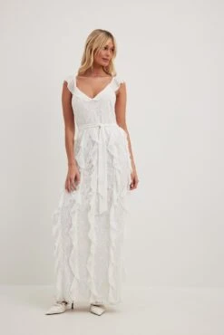 Sheer Lace Detail Maxi Dress -Na-Kd nakd sheer lace detail maxi dress 1017 002211 0001 22709