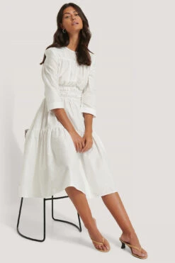 Shirred Midi Dress -Na-Kd nakd shirred midi dress 1018 004469 0001 03c r