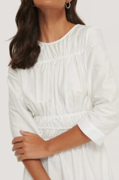 Shirred Midi Dress -Na-Kd nakd shirred midi dress 1018 004469 0001 04g r