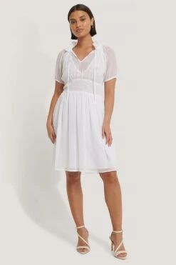 NA-KD Shirred Smock Waist Dress -Na-Kd nakd shirred smock waist dress 1100 002900 0001 03c