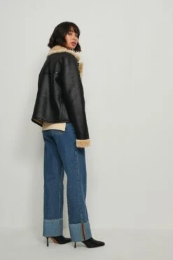 NA-KD Recycled Short Aviator Jacket 11 NA-KD Recycled Short Aviator Jacket -Na-Kd nakd short aviator jacket 1100 004873 0002 02d