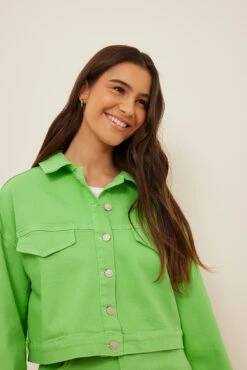 Organic Short Denim Jacket