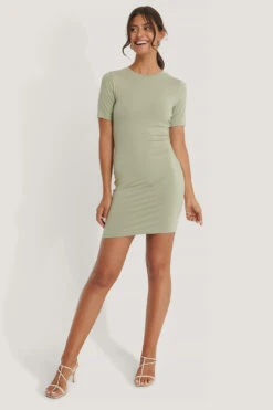 Short Sleeve Dress -Na-Kd nakd short sleeve dress 1100 003354 0052 01c