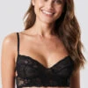 Side Cut Lace Bralette -Na-Kd nakd side cut bralette 1013 000297 0002 01a
