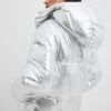 NA-KD Silver Padded Jacket -Na-Kd nakd silver padded jacket 1100 006765 0014 2561
